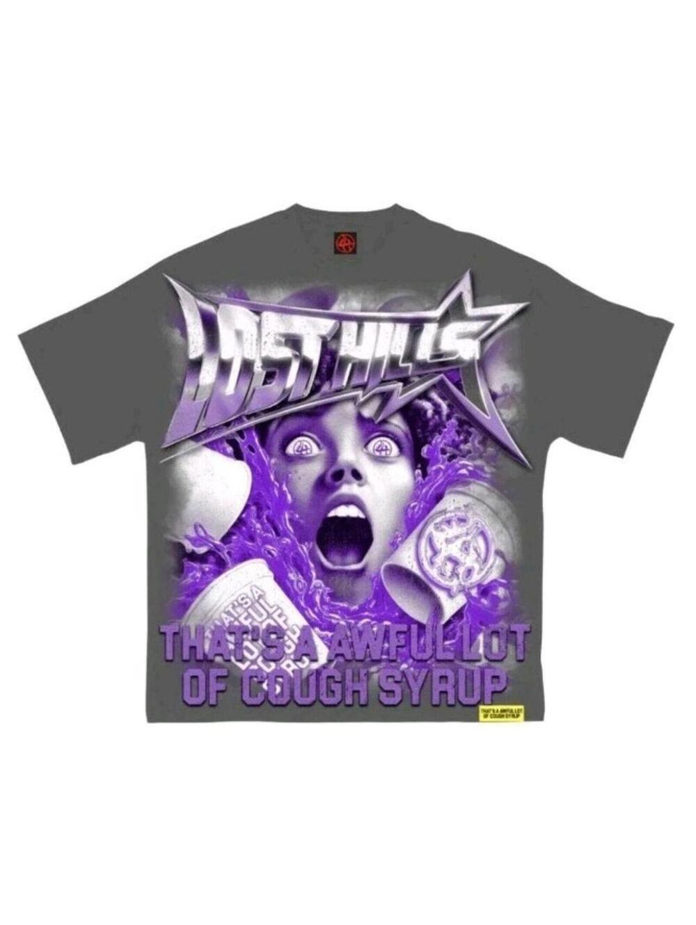 That's a Awful Lot of Cough Syrup X Lost Hills Tee Gray M DS